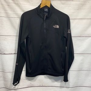 Women's black North Face Zip up flight series jacket medium